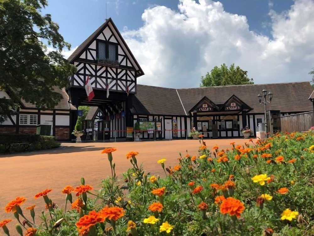 숙박 시설에서 보는 시내 전망