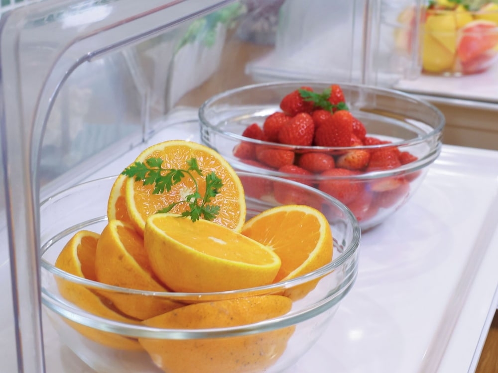 뷔페 아침 식사