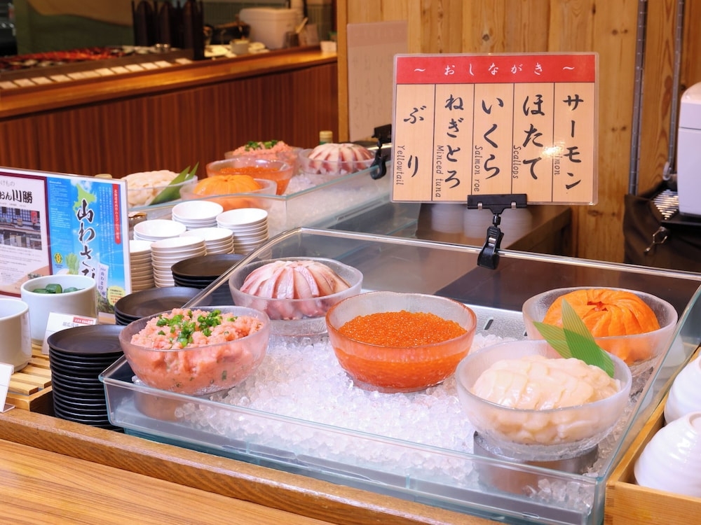 뷔페 아침 식사