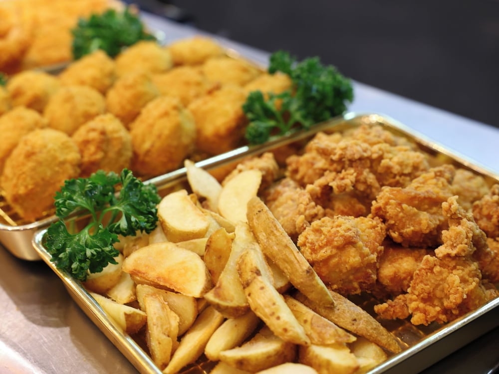 뷔페 아침 식사