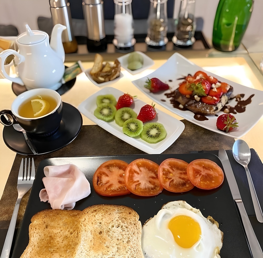 뷔페 아침 식사