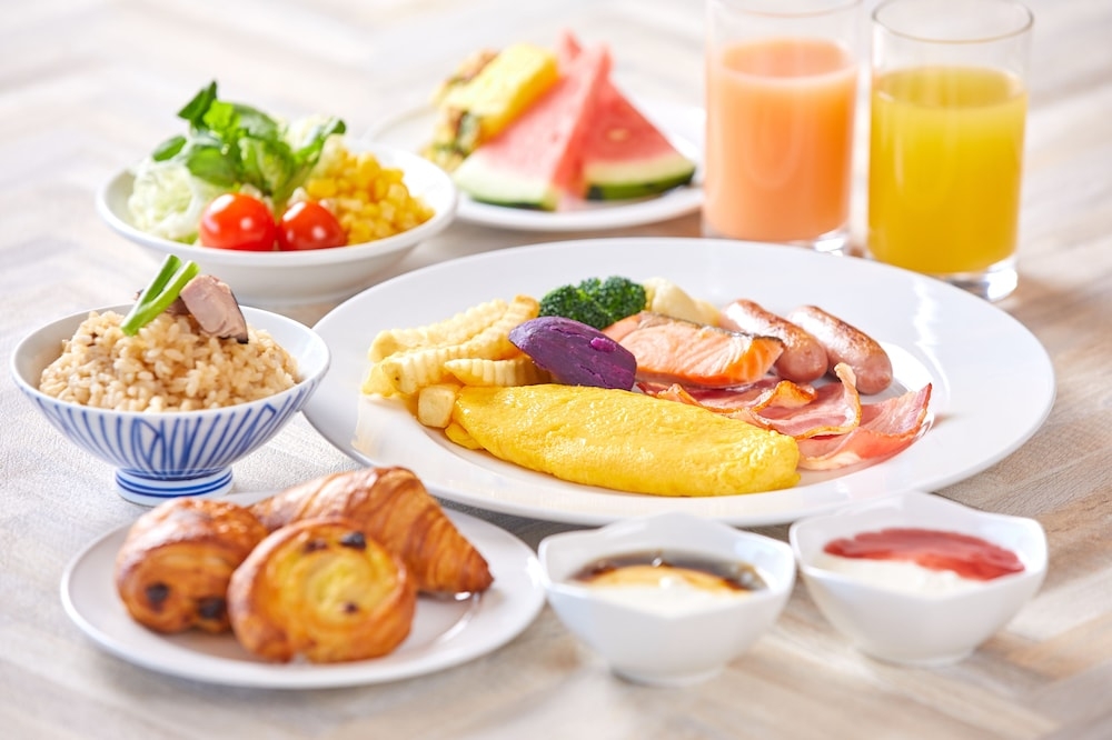 뷔페 아침 식사