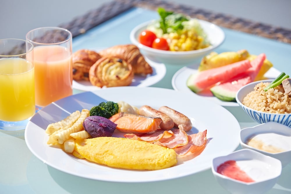 뷔페 아침 식사