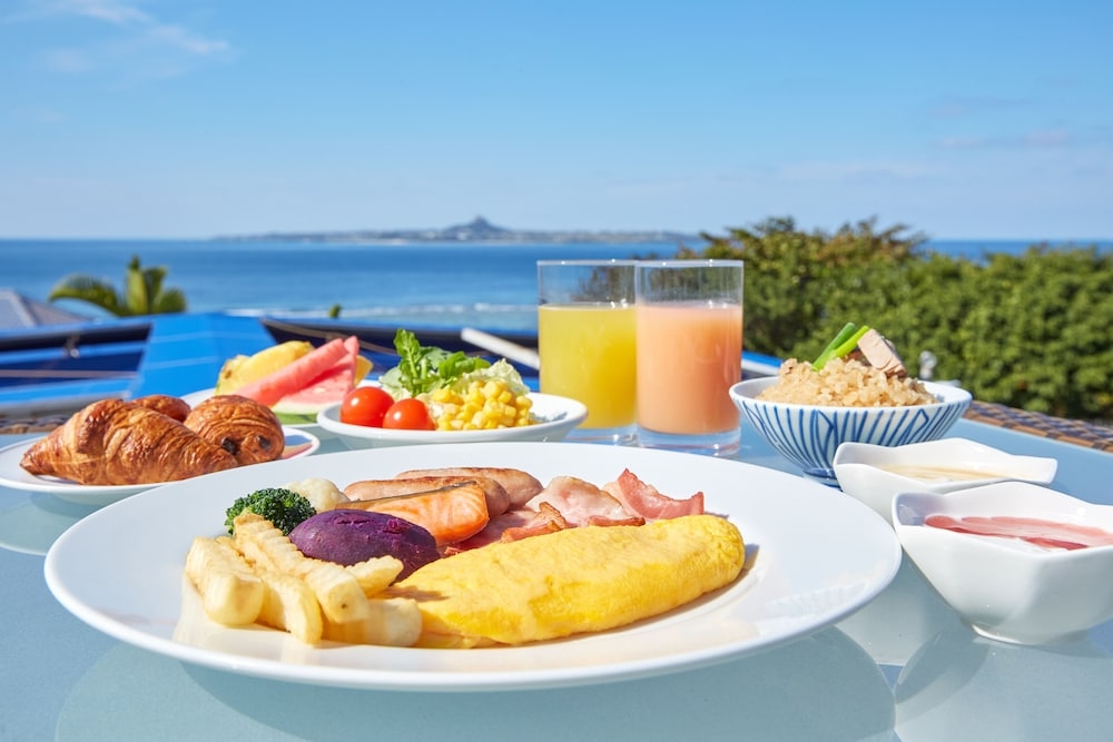 뷔페 아침 식사