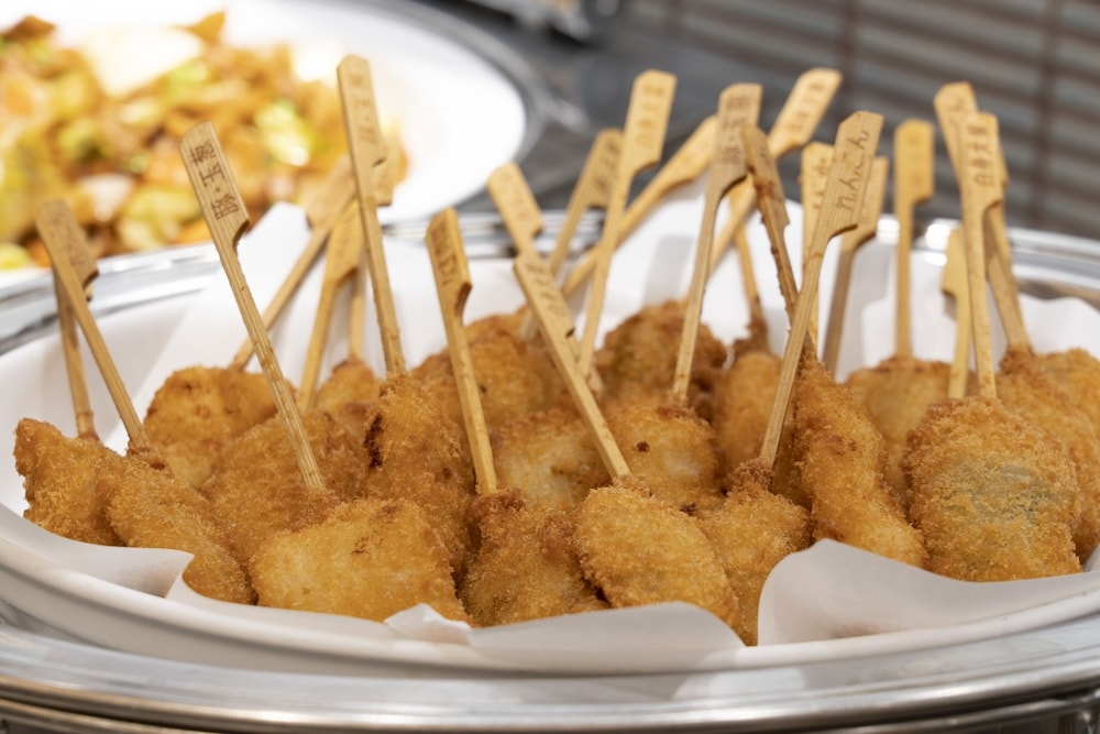 뷔페 아침 식사