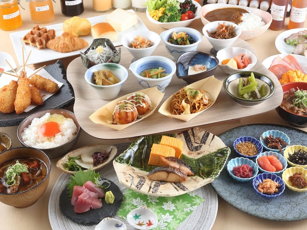 뷔페 아침 식사