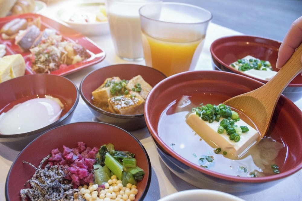 뷔페 아침 식사