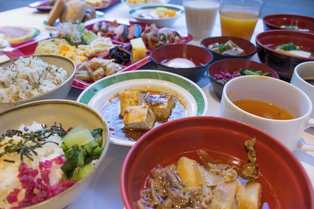 뷔페 아침 식사