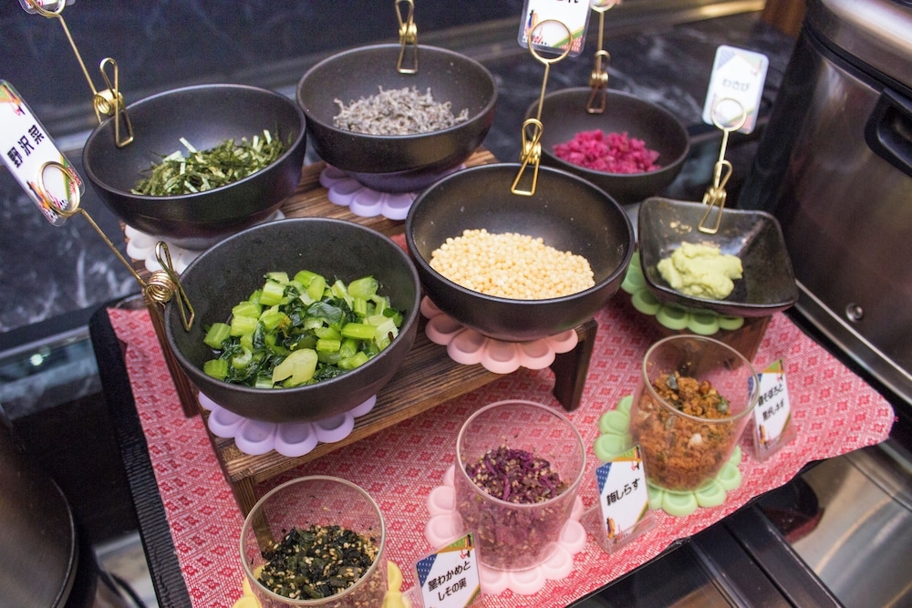 뷔페 아침 식사