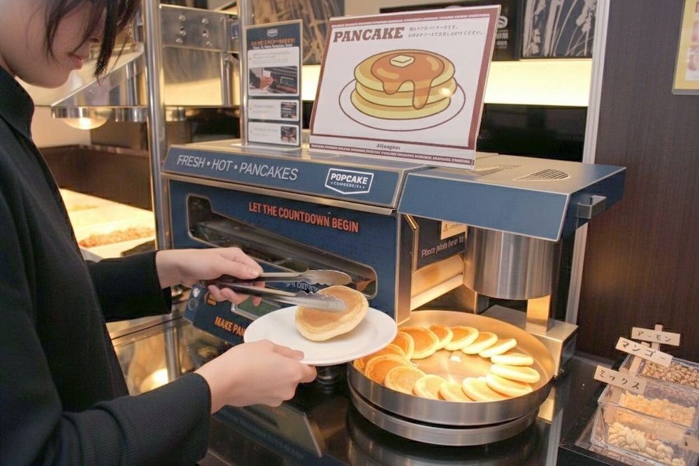 뷔페 아침 식사