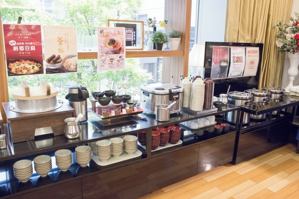 뷔페 아침 식사