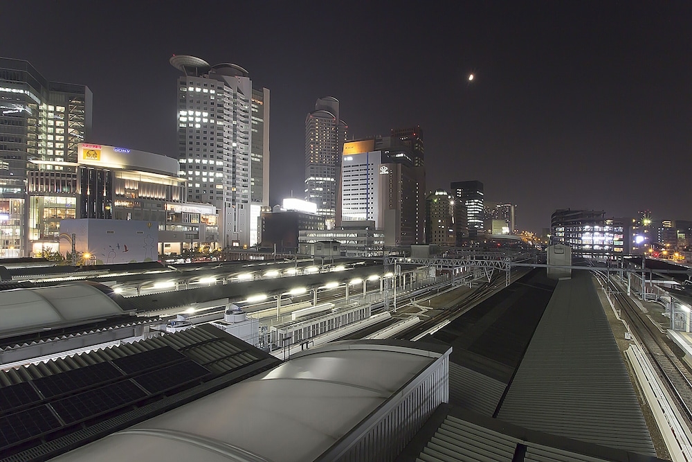 숙박 시설에서 보는 시내 전망