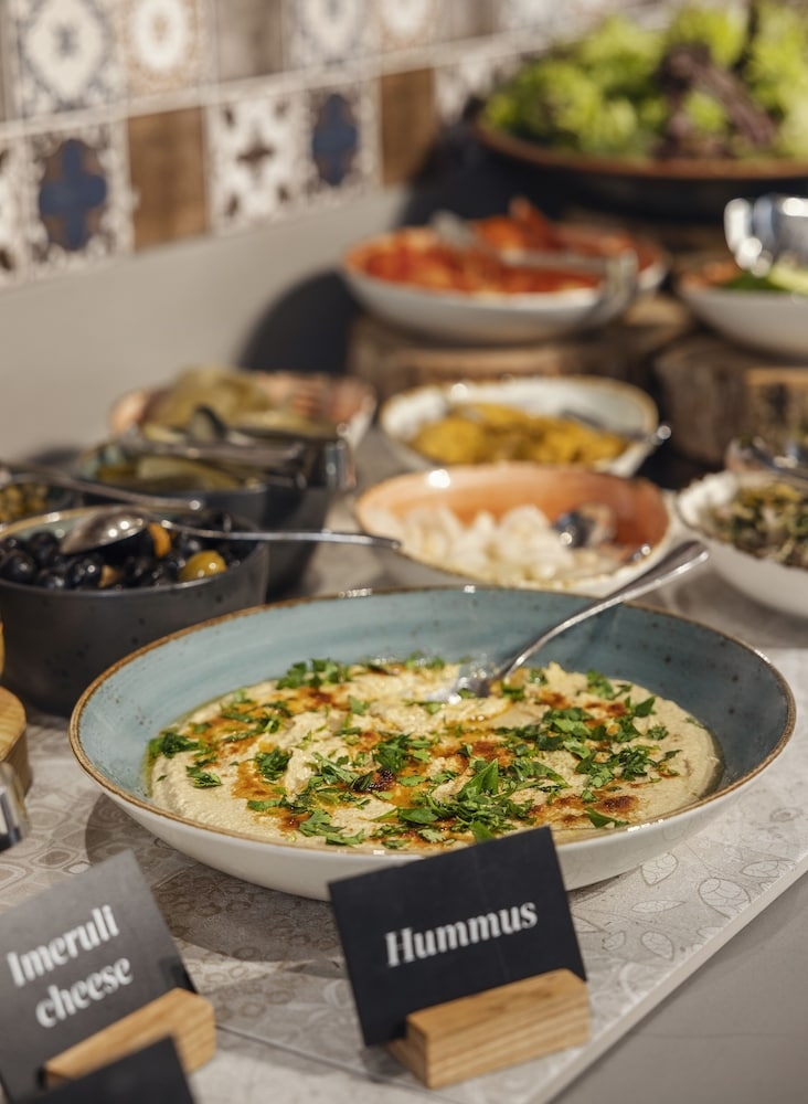 뷔페 아침 식사