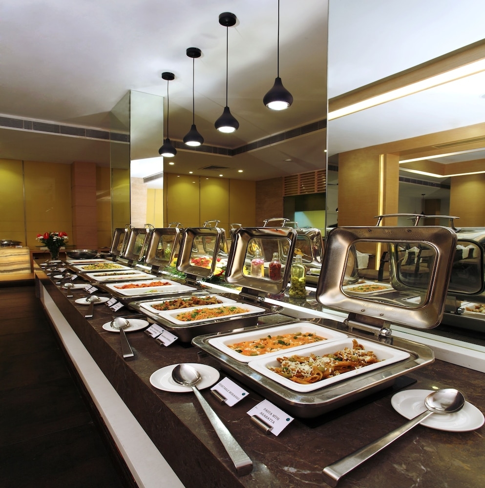 뷔페 아침 식사