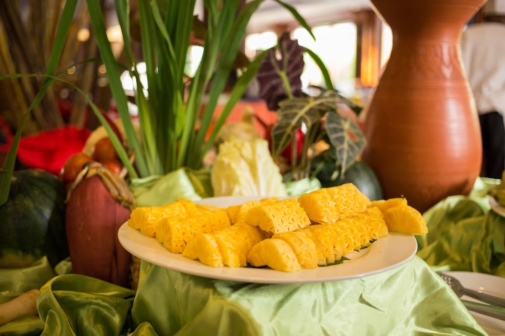 뷔페 아침 식사