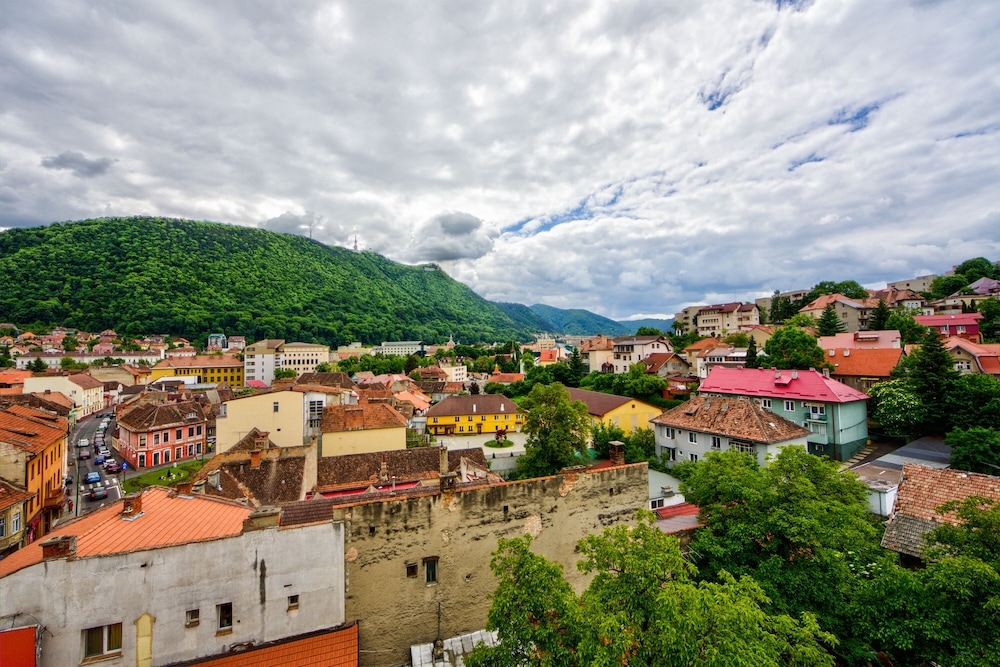 숙박 시설에서 보는 시내 전망