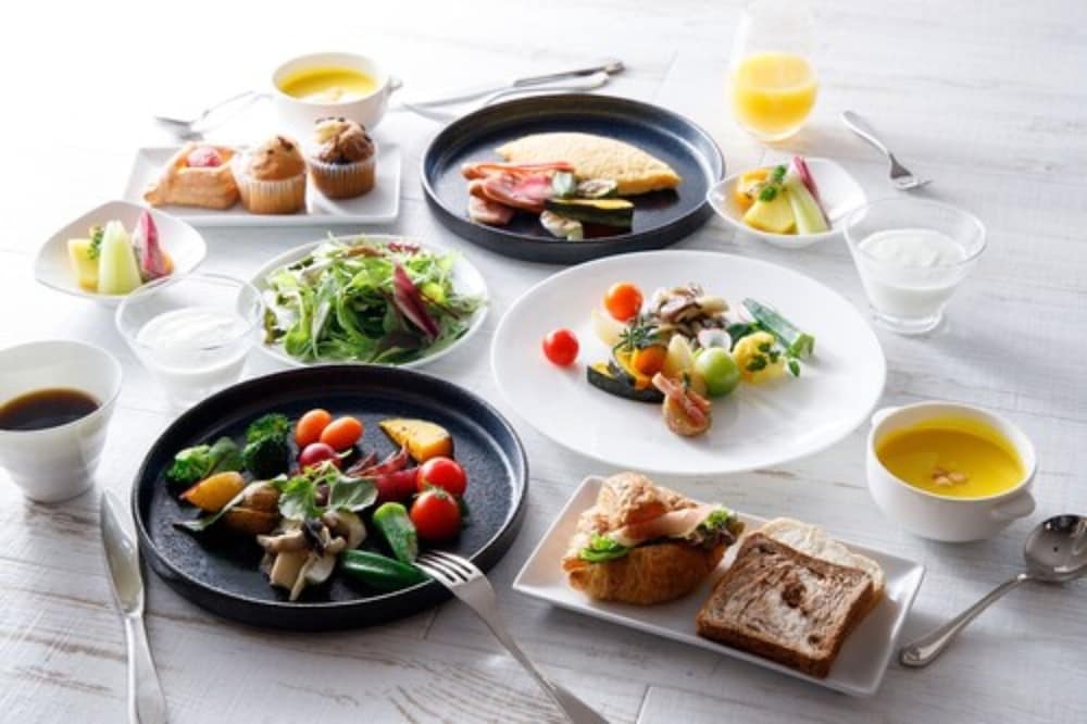 뷔페 아침 식사