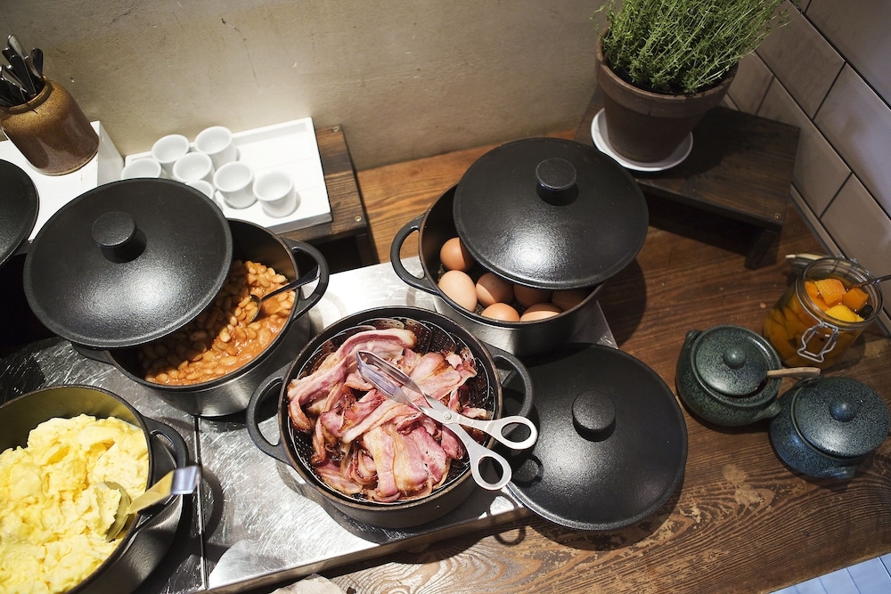 뷔페 아침 식사