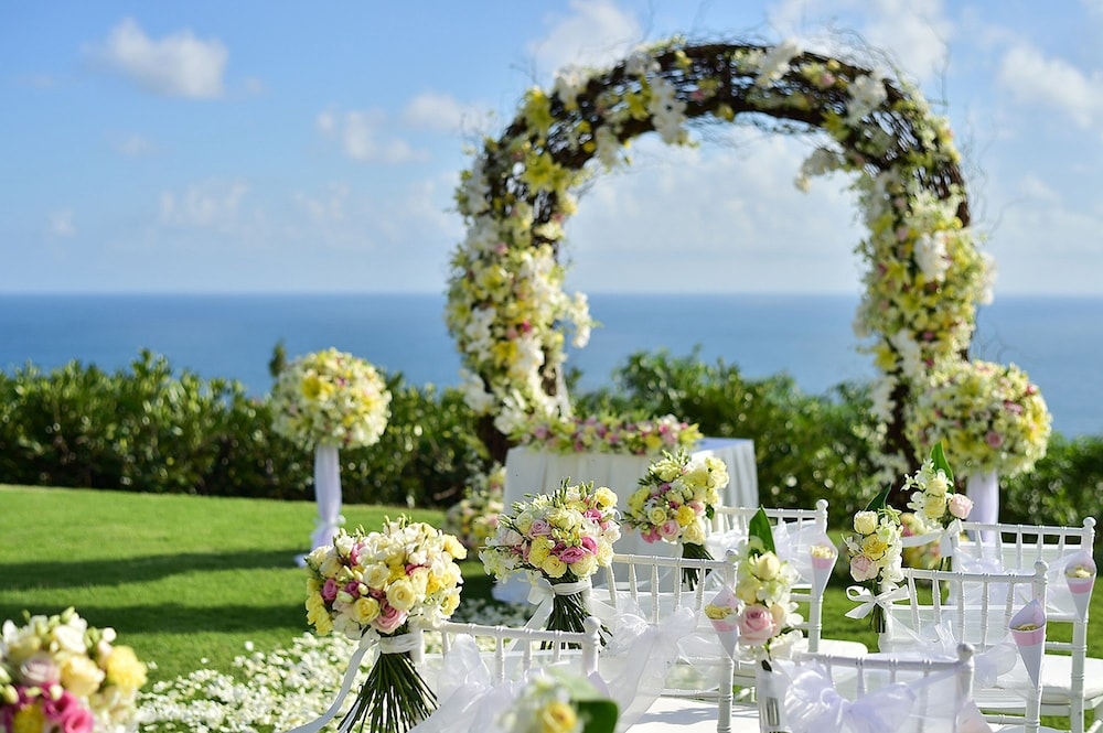 야외 결혼식 공간