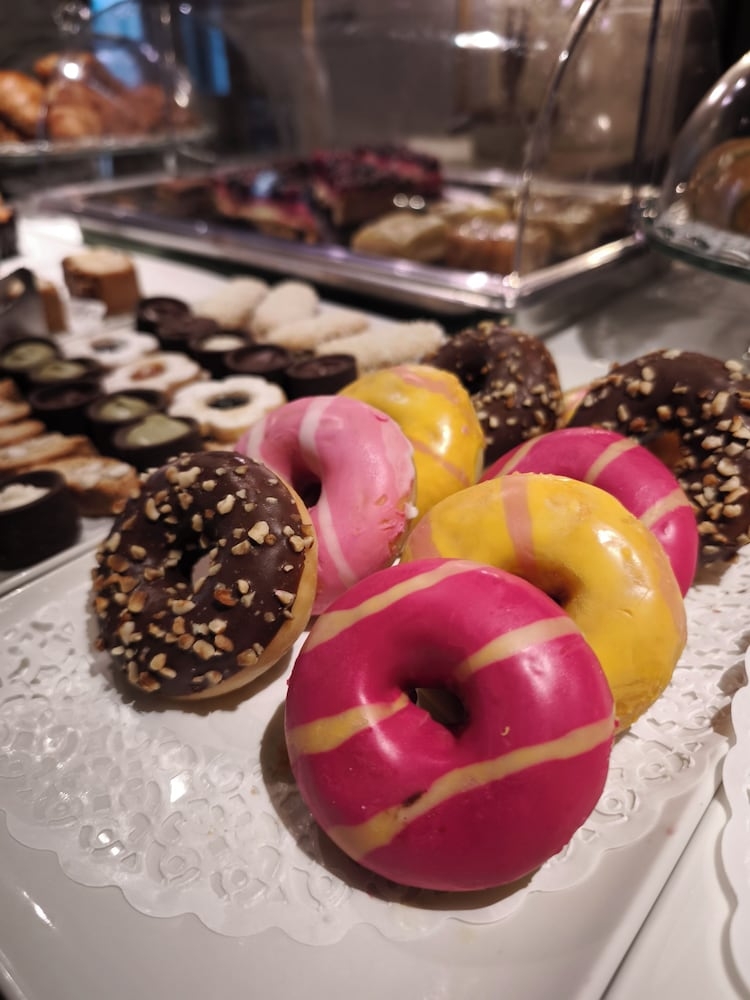 뷔페 아침 식사