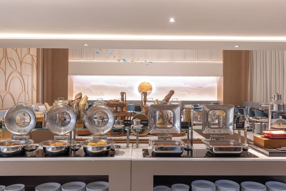 뷔페 아침 식사