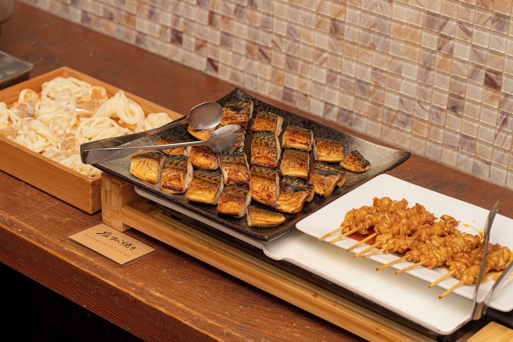 뷔페 아침 식사