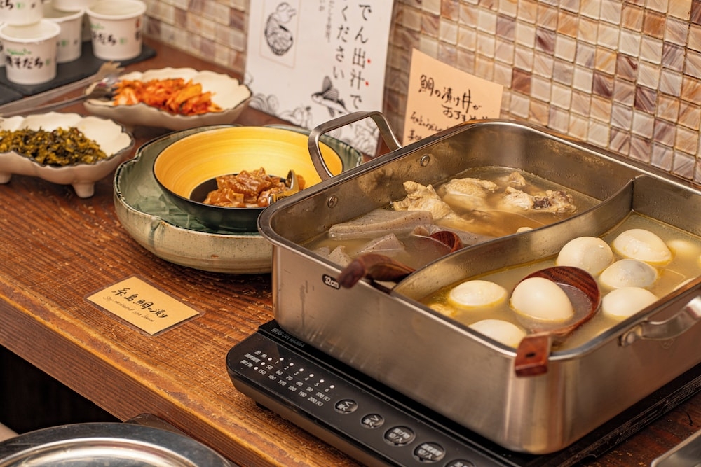 뷔페 아침 식사