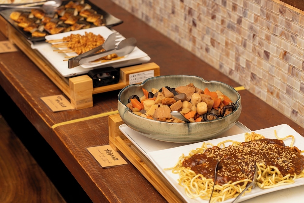 뷔페 아침 식사