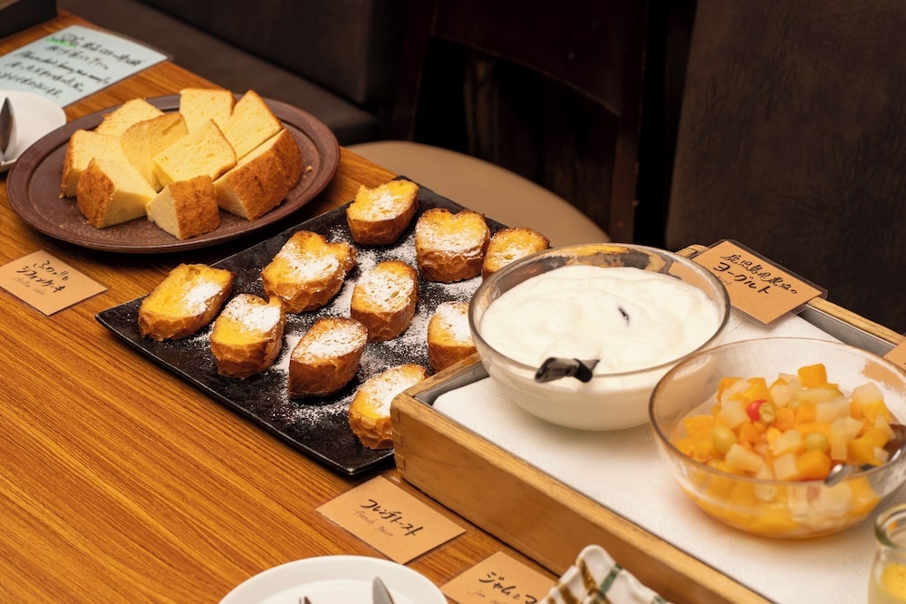 뷔페 아침 식사