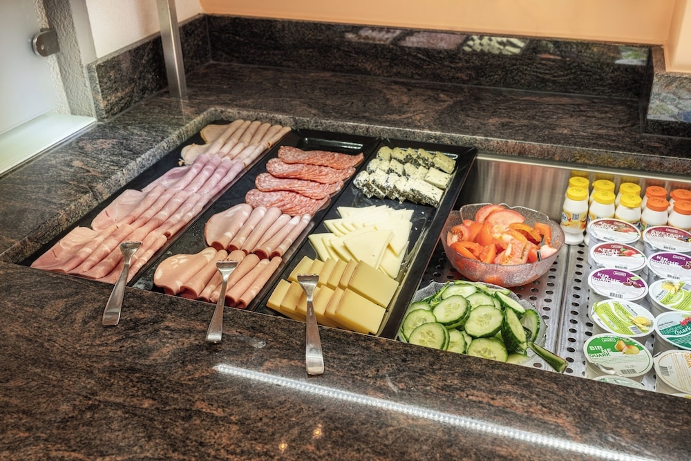 뷔페 아침 식사