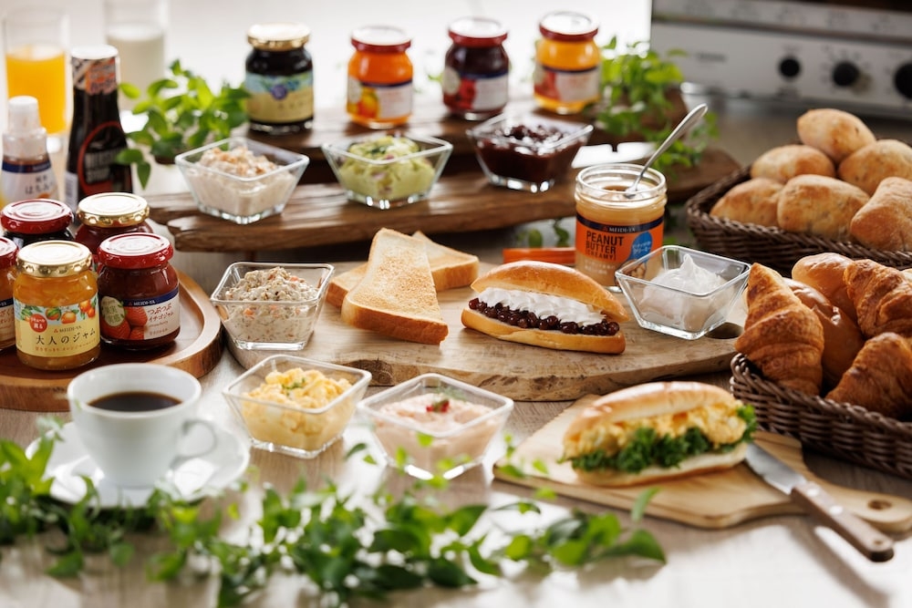 뷔페 아침 식사