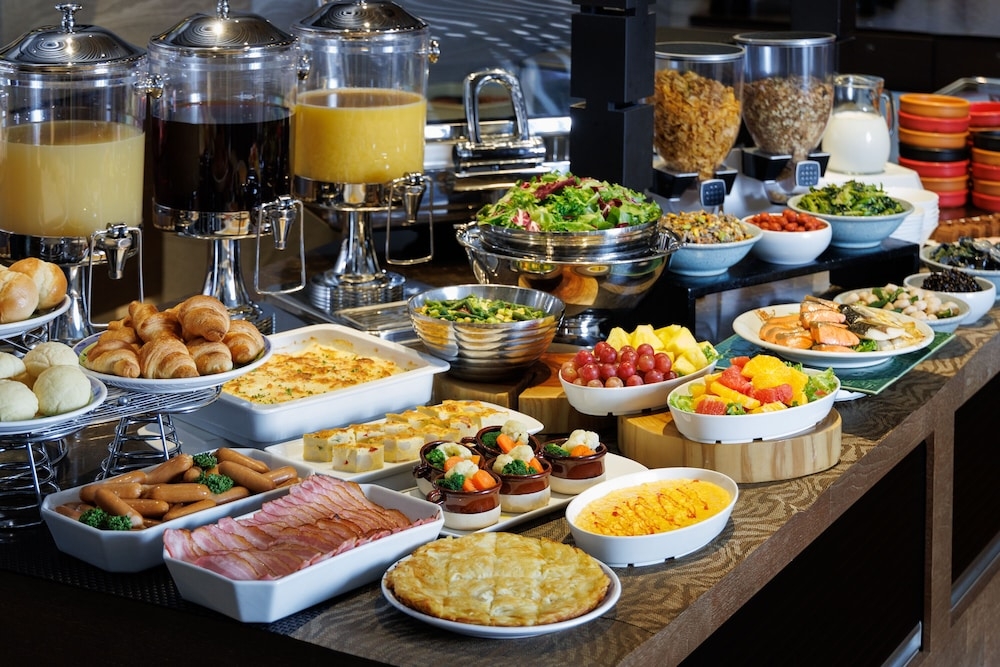 뷔페 아침 식사