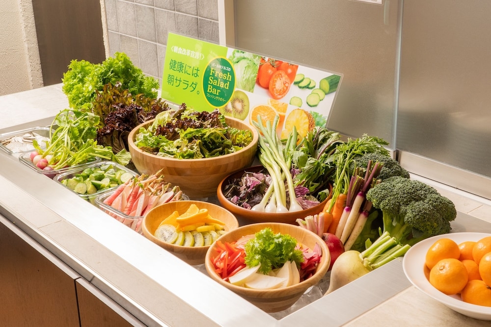 뷔페 아침 식사