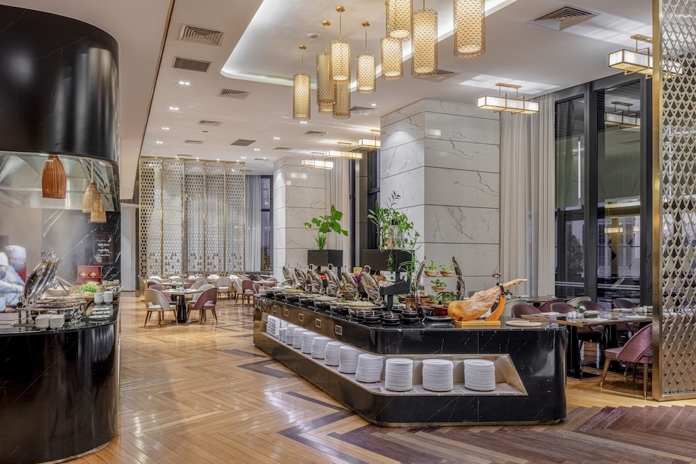 뷔페 아침 식사