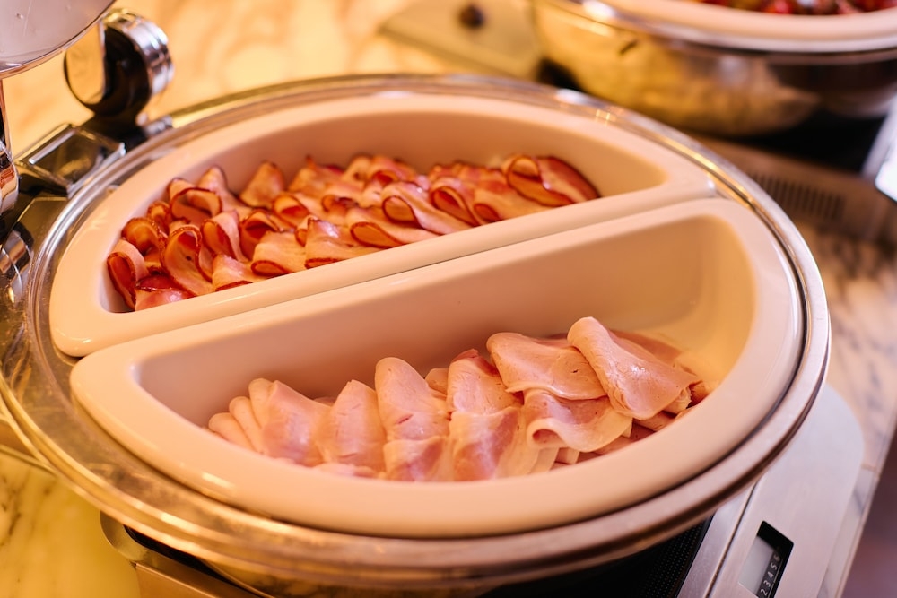 뷔페 아침 식사