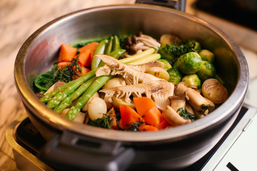 뷔페 아침 식사