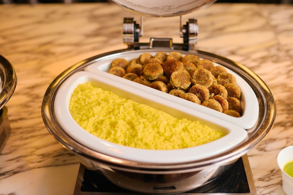 뷔페 아침 식사