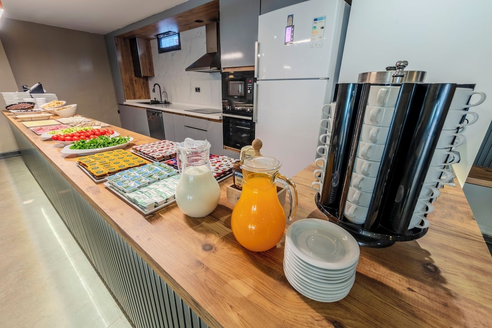 뷔페 아침 식사