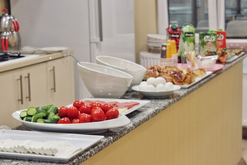 뷔페 아침 식사