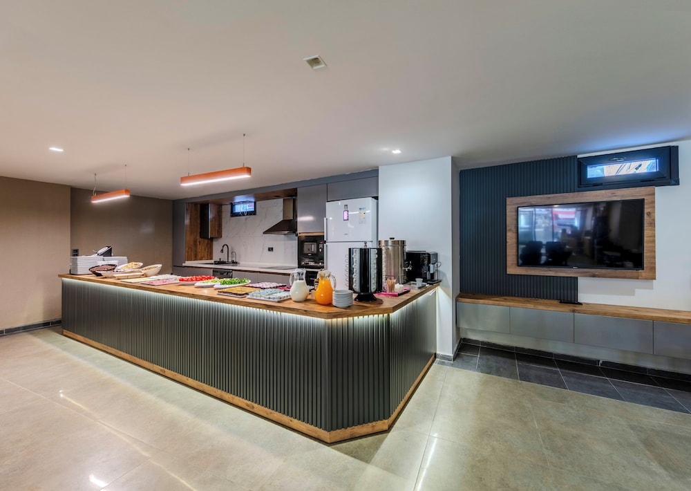 뷔페 아침 식사