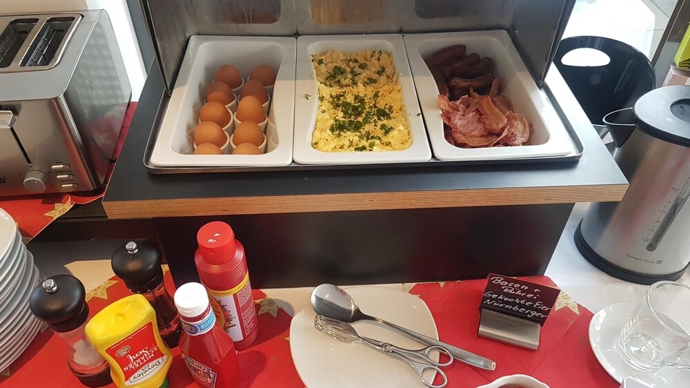 뷔페 아침 식사