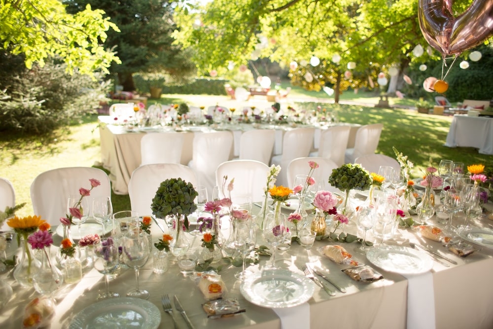 야외 결혼식 공간