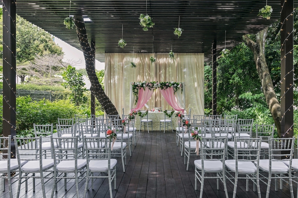 야외 결혼식 공간