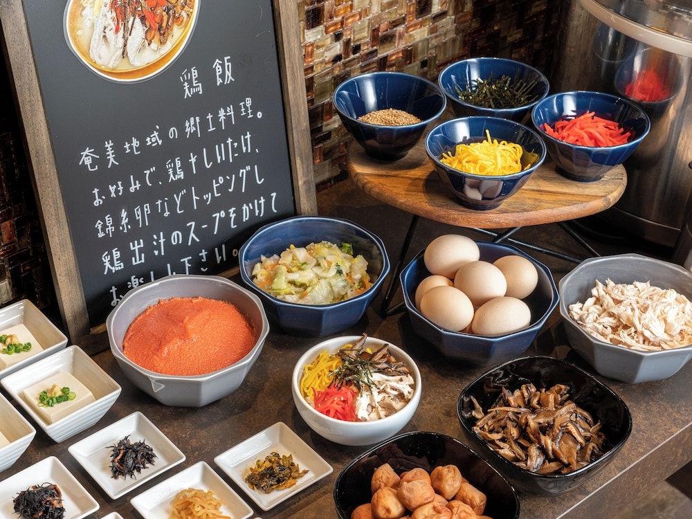 뷔페 아침 식사