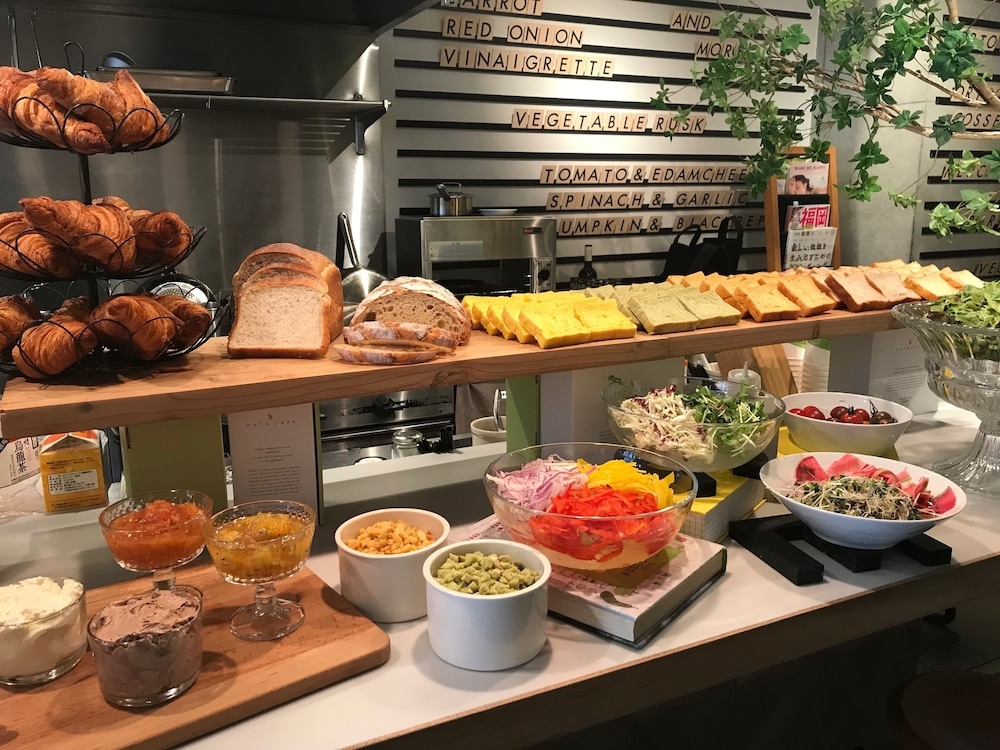 뷔페 아침 식사