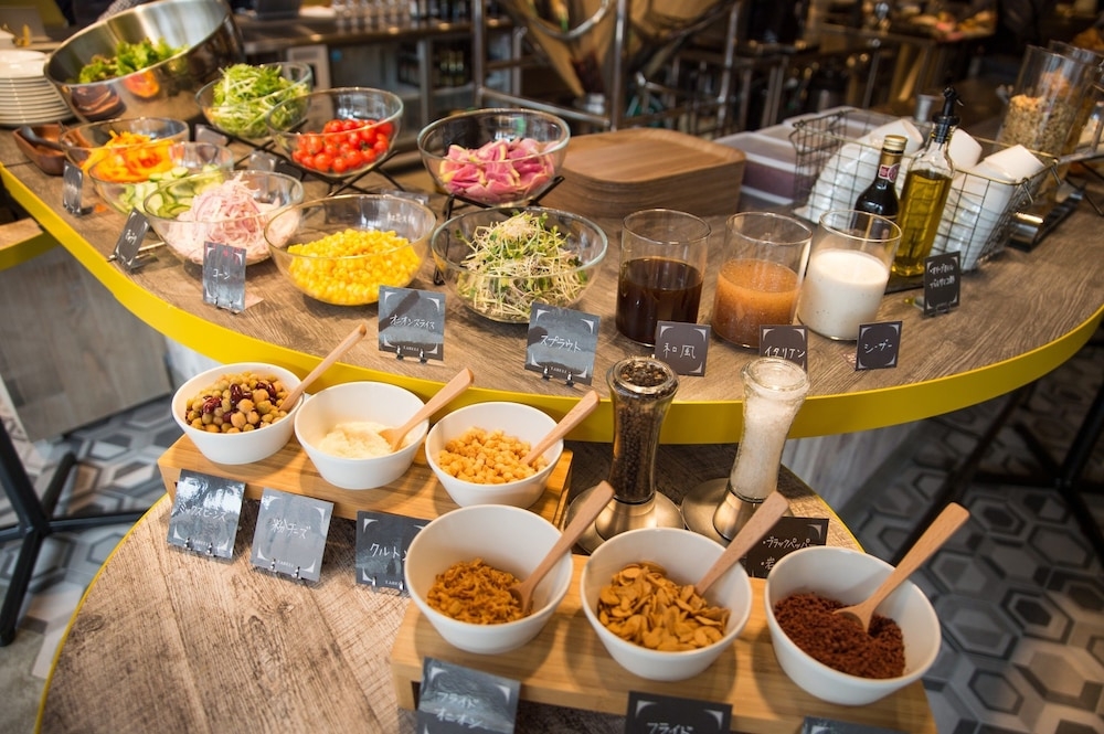 뷔페 아침 식사