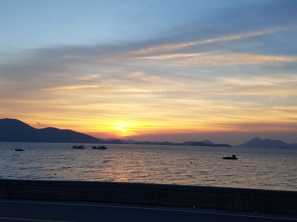 숙박 시설에서 보는 주변 전망