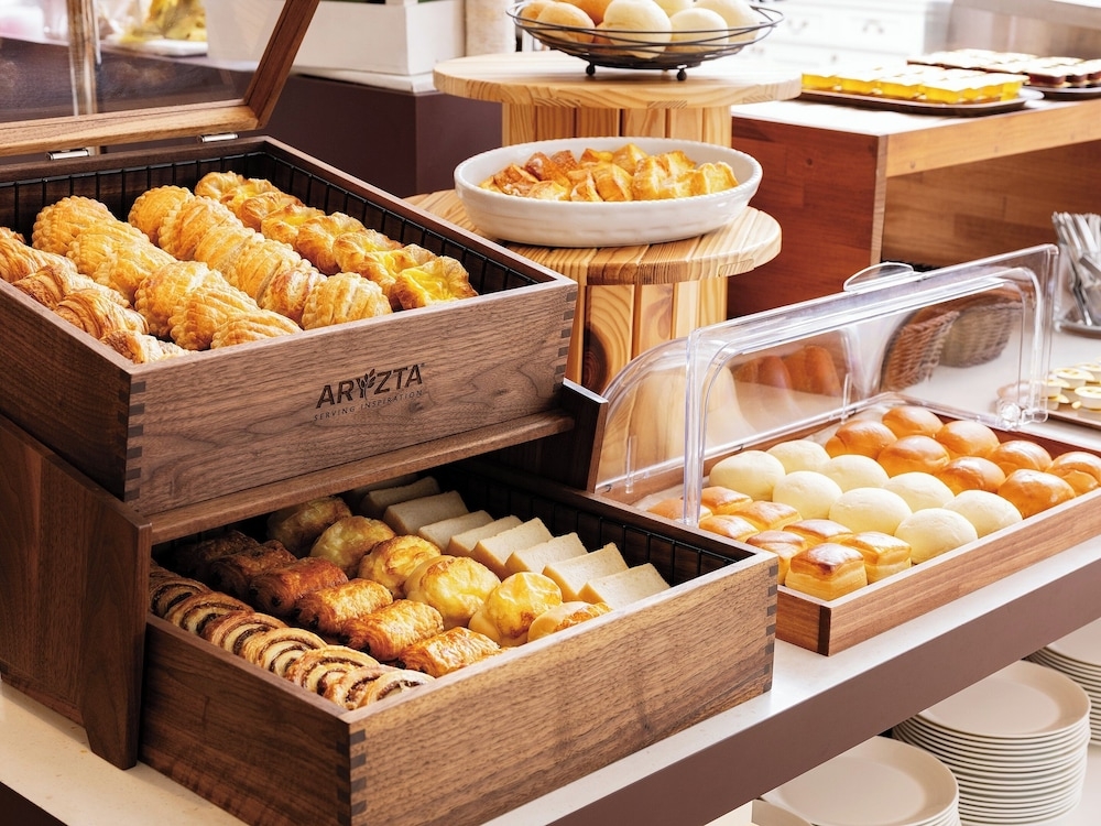 뷔페 아침 식사