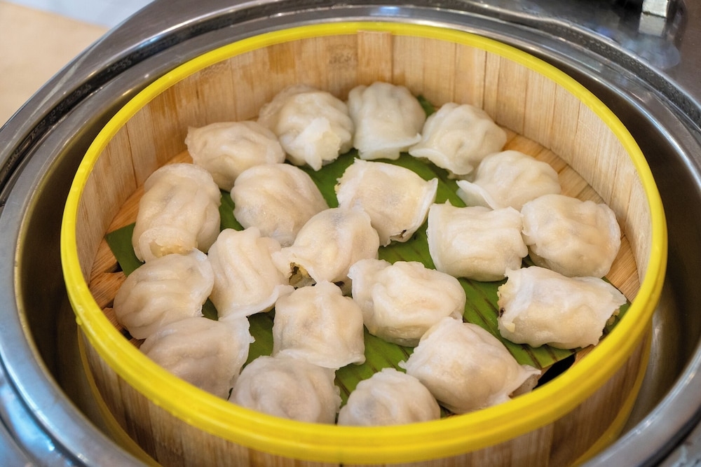 뷔페 아침 식사