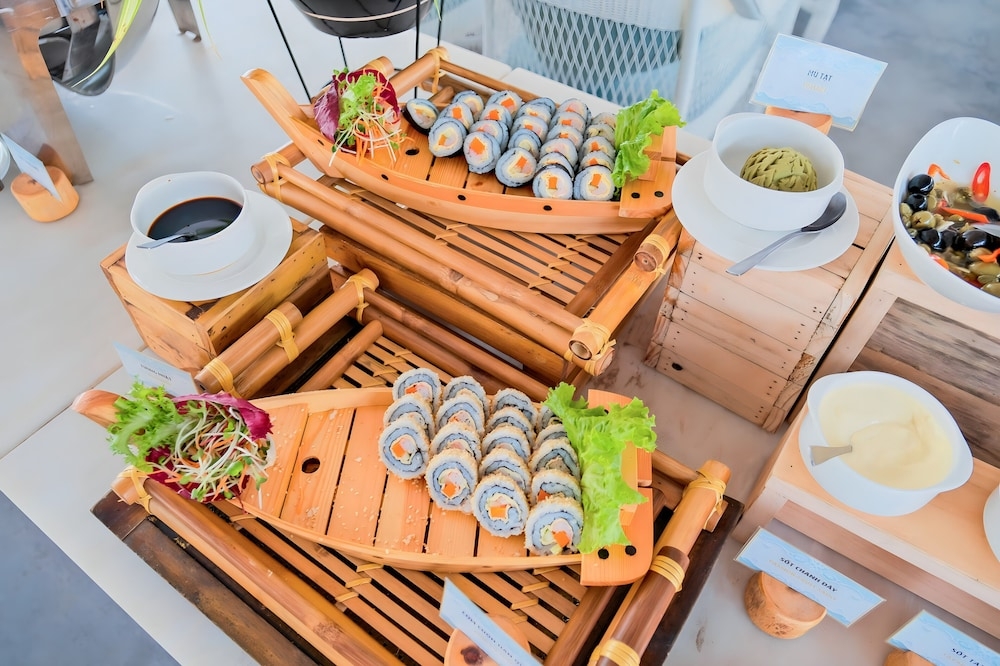 뷔페 아침 식사